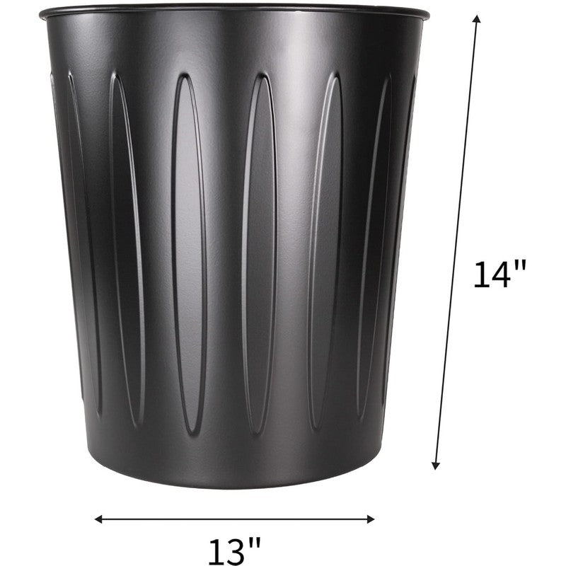 GJO58897 Steel 6 Gallon Fire-Safe Trash Can – Durable Waste Bin4