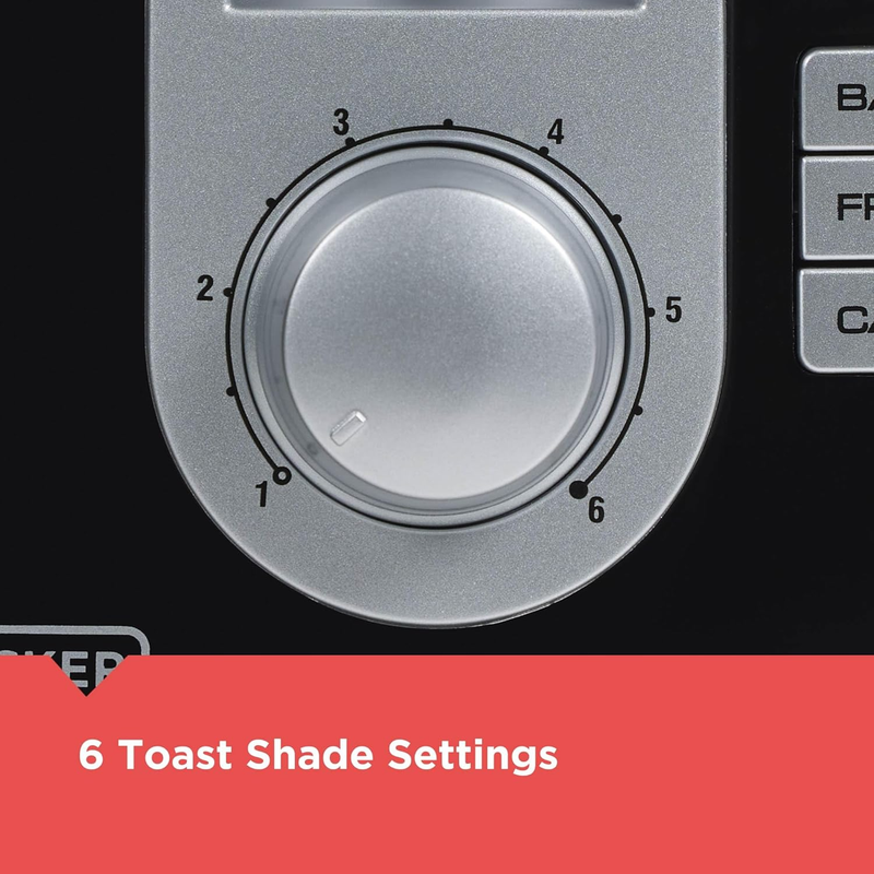 2-Slice Toaster, T2569B, Extra Wide Slots, 6 Shade Settings, 850 Watts, Crumb Tr6