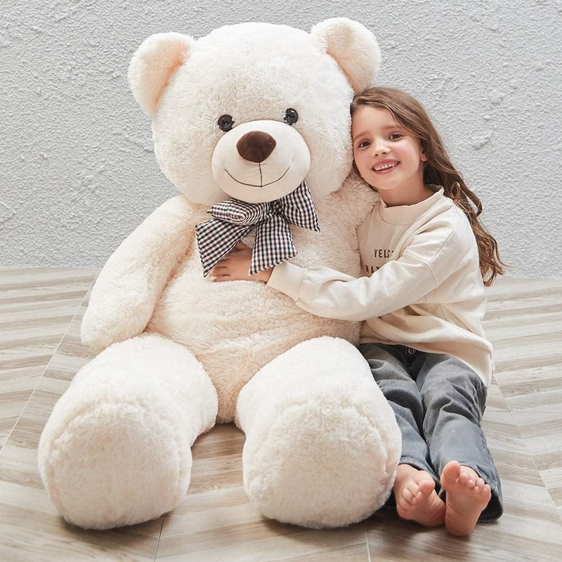 Giant Teddy Bear Big 4 Feet Stuffed Animal Stuffed Bear Baby Shower Life Size La0