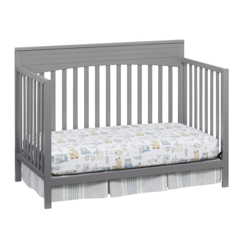 Harper 4-in-1 Convertible Crib Dove Gray GREENGUARD Gold Wooden2
