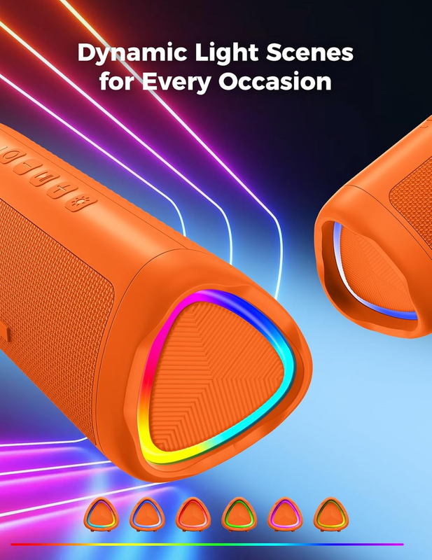 Bluetooth Speaker 20W HD Sound Portable Waterproof Outdoor Speaker2