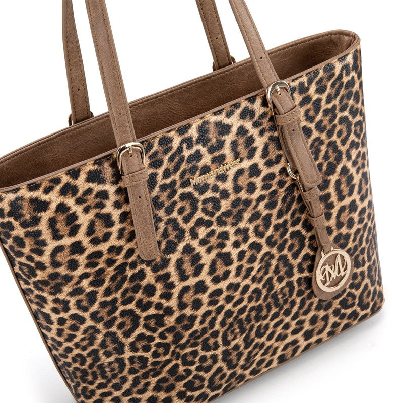Purses for Women Tote Bag 3Pcs Set Leopard Print Satchel Handbags1