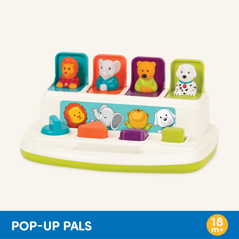 Pop Up Pals Cause and Effect Developmental Toy Color Sorting Buttons 18+ Months6