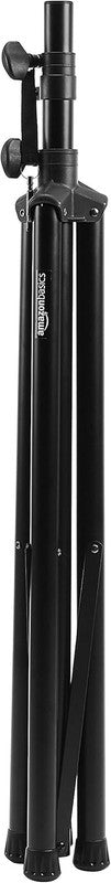 Heavy Duty Adjustable Speaker Stand, 52" 73", Holds 99.2 lbs, Steel, Black4