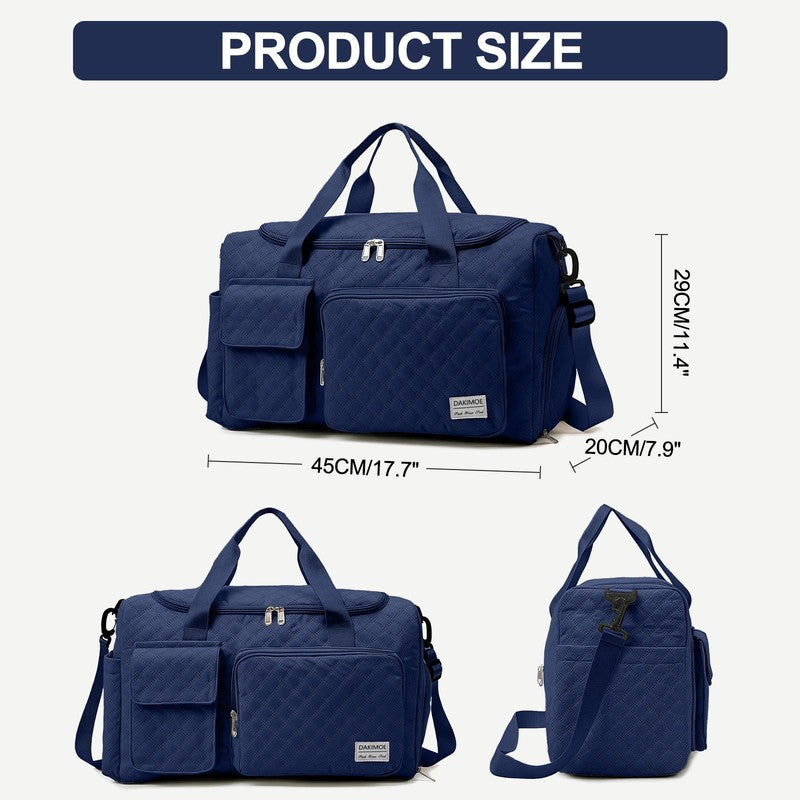 Travel Duffle Bag for Women Large Weekender Bags Carry on Gym Duffel Bag with We2