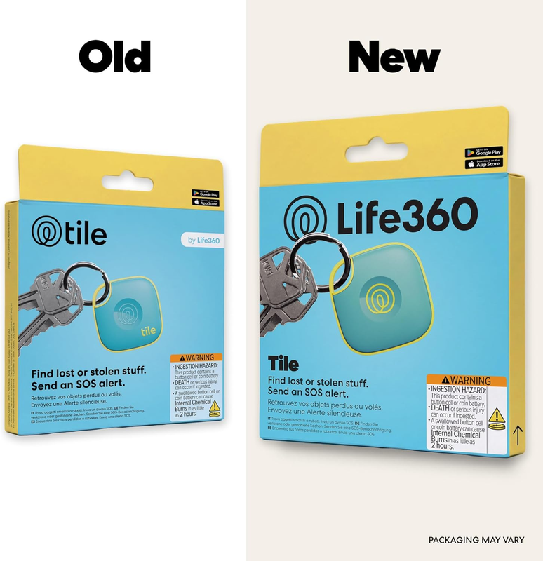 Tile Bluetooth Tracker Key Finder Item Locator Phone Finder Aqua Lemon1