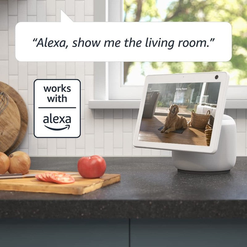Mini Pan-Tilt Camera (Newest Model), Rotating Indoor Plug-In Smart Security Came4