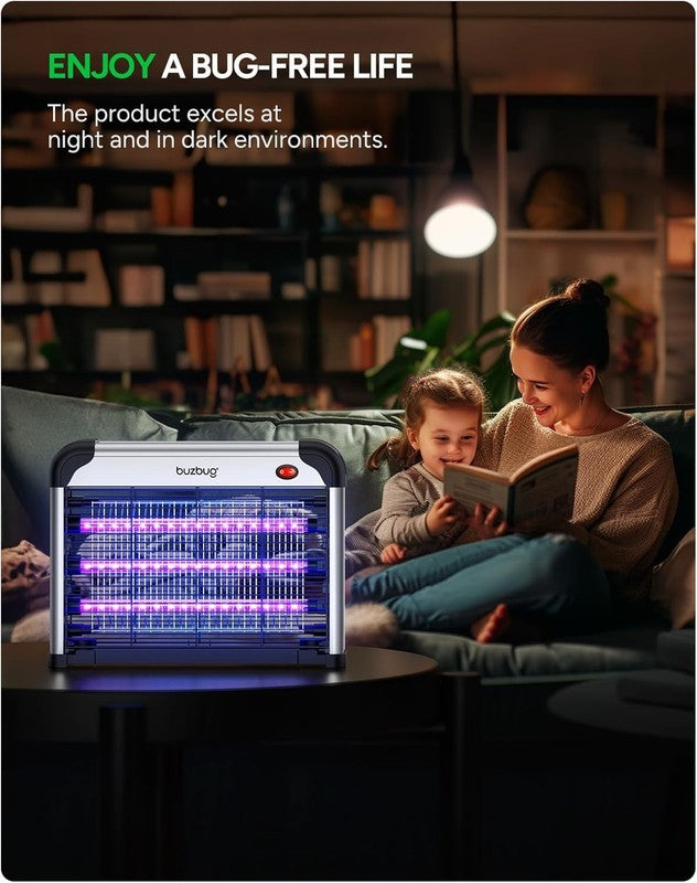 Indoor LED Bug Zapper   10 Year Lifespan, High Voltage Insect Killer7