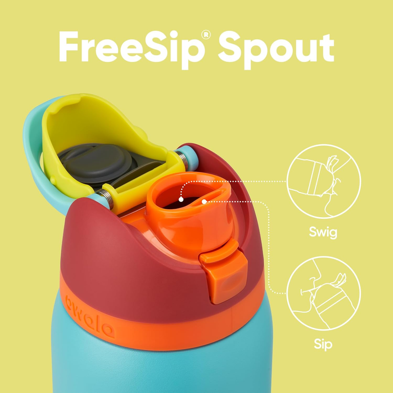 Owala FreeSip 32oz Stainless Steel Water Bottle Straw Insulated Summer1