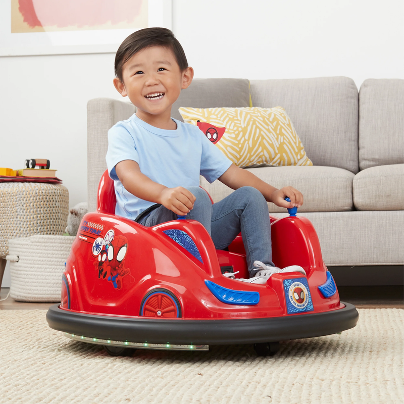 6V Marvel Spidey Bumper Car Ride on Toy, by1