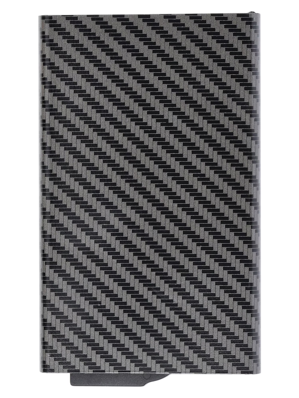 Men'S Metal Card Holder with Money Clip, Black1