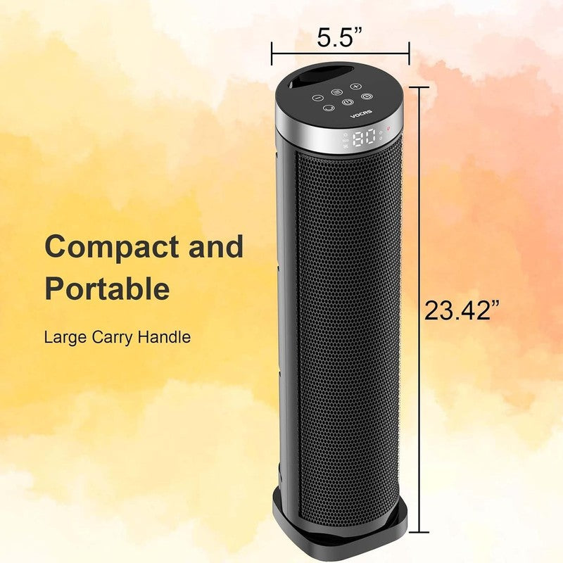 1500W Tower Space Heater Indoor w/ Remote 70° Oscillation Thermostat6