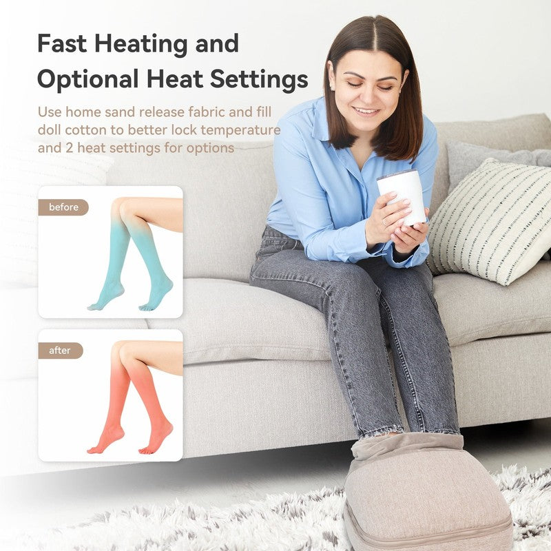 Vibration Foot Massager with Heat,  Foot Warmer with App Control, Gifts5