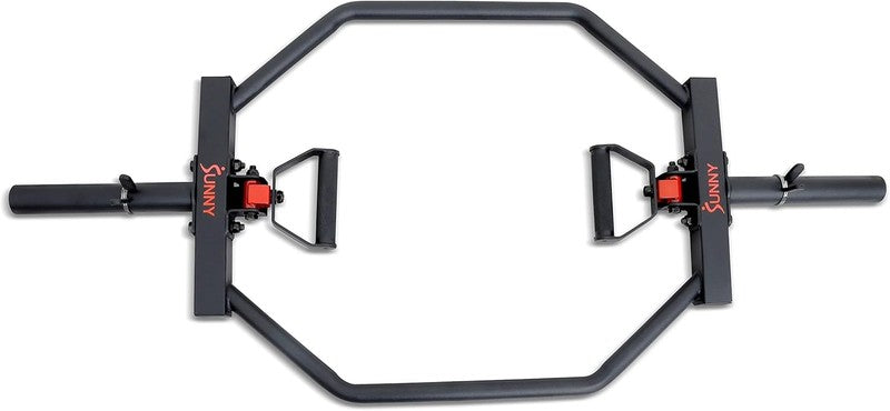 Strength Training Olympic Hex Trap Bar Swivel Handles Knurled Deadlifts7
