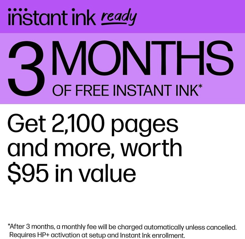 Deskjet 2855E Wireless Inkjet Printer Scanner Copier with 3 Months Instant Ink4