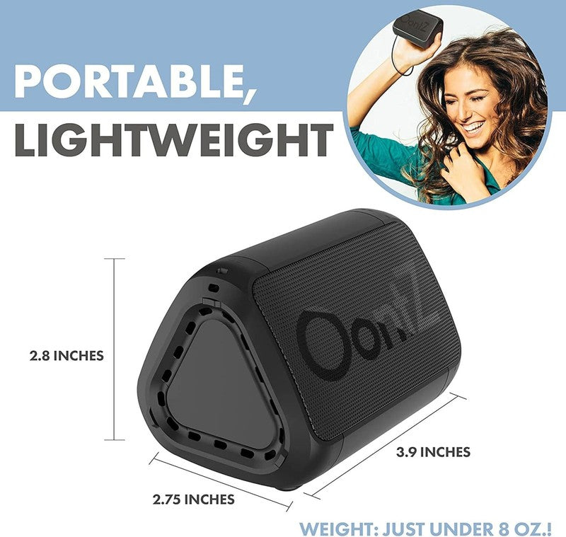 Oontz Angle Solo Bluetooth Speaker 5W, 10H Battery, 100Ft Range, IPX5 Black6