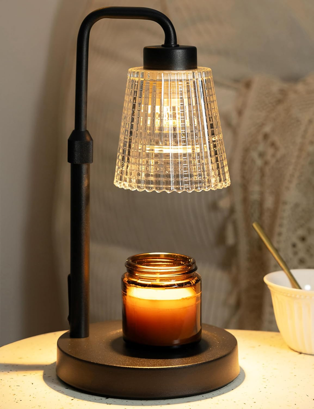 Candle Warmer Lamp with Timer Dimmable, House Warming Gifts with 2 Bulbs8