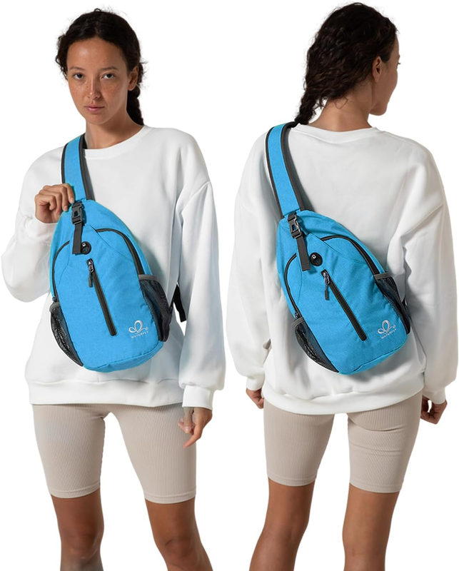 Crossbody Sling Backpack Travel Hiking Chest Bag Daypack for Men Women5
