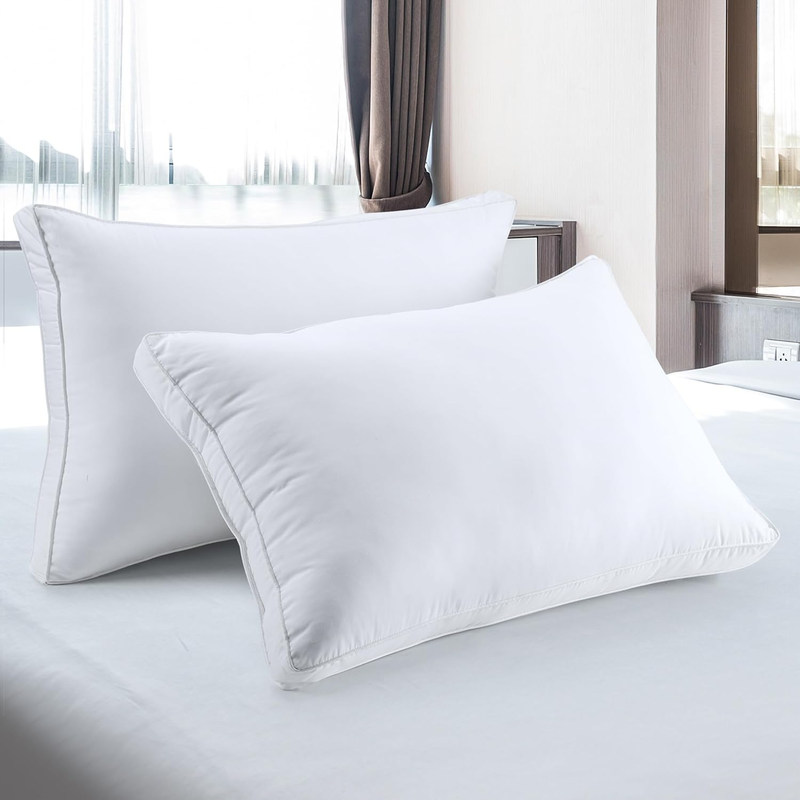 Queen Bed Pillows Set of 2 Down Alternative Soft Cooling Hotel Quality6