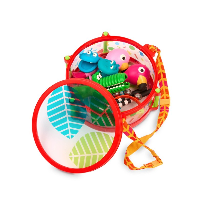 Animal Jamboree Toy Drum and 4 Musical Instruments, Toddler and Preschool Toys6