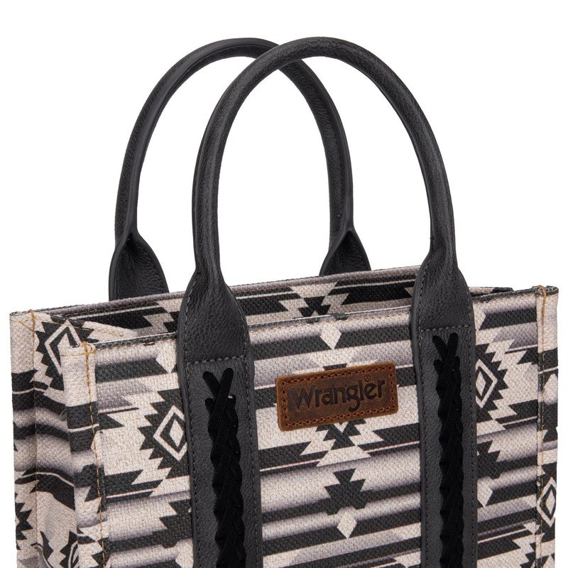 Wrangler Aztec Tote Bag for Women Boho Shoulder Purses and Handbags, Black5