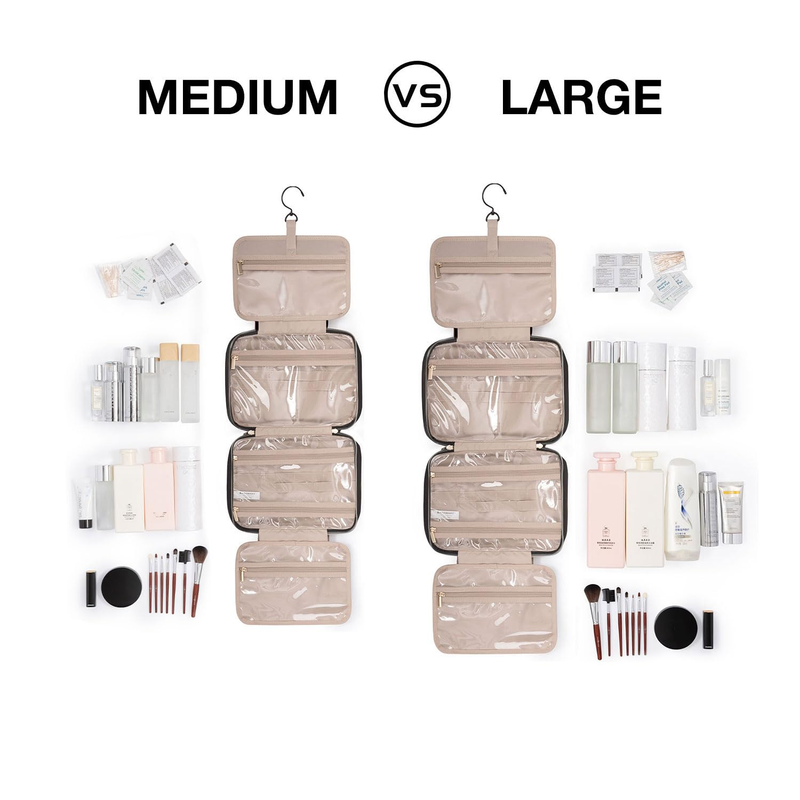 Large Travel Toiletry Bag Hanging Hook Water Resistant Makeup Organizer1