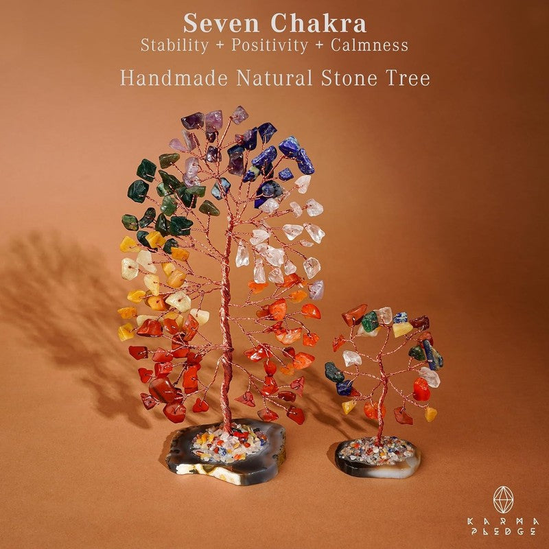 7 Chakra Tree of Life Crystal Set Feng Shui Decor Positive Energy Good Luck Gift1