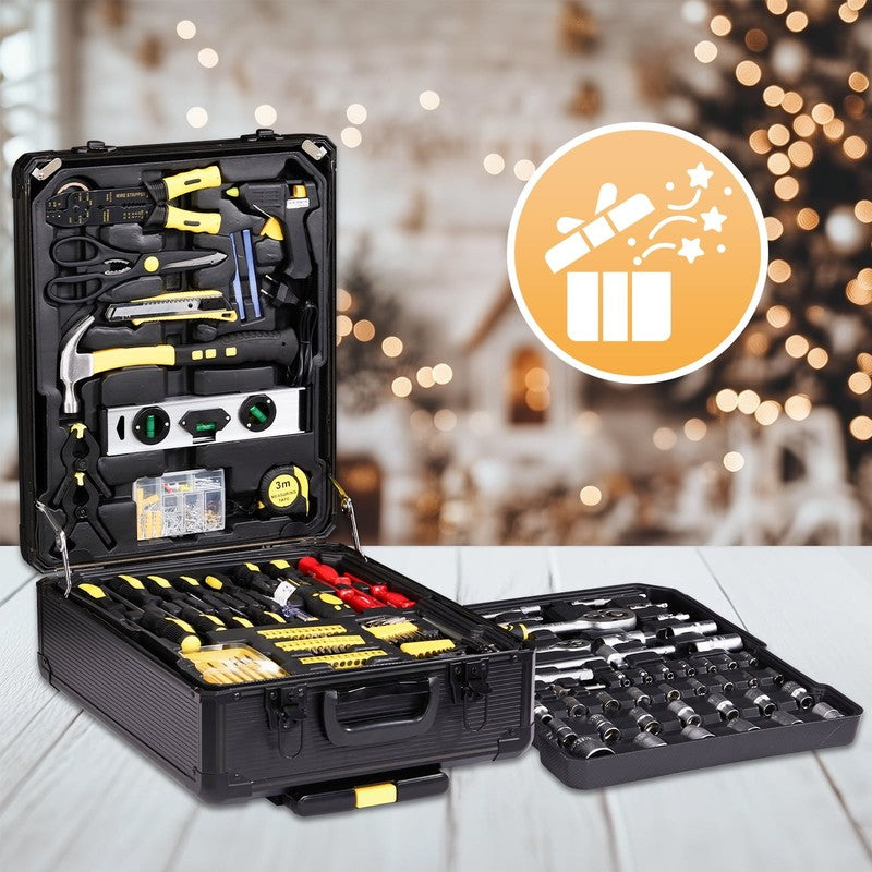 799 Pcs Tool Set, Household Repair Hand Tool Kit, Mechanics Tool Kit, with Troll2