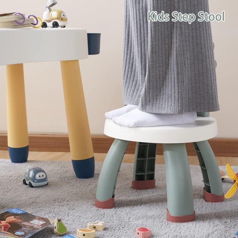 Toddler Dino Chair Plastic Kids Chair Ergonomic Step Stool Indoor Outdoor Green1