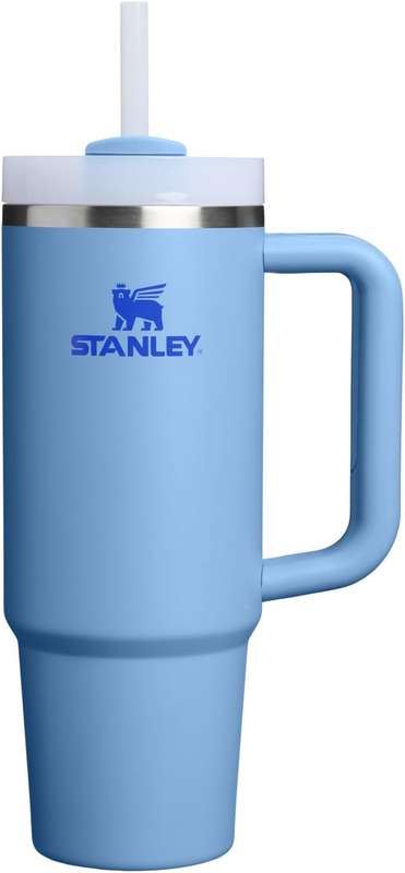 Stanley Quencher H2.0 30oz Tumbler w/ Handle Straw Insulated Blue Sky0