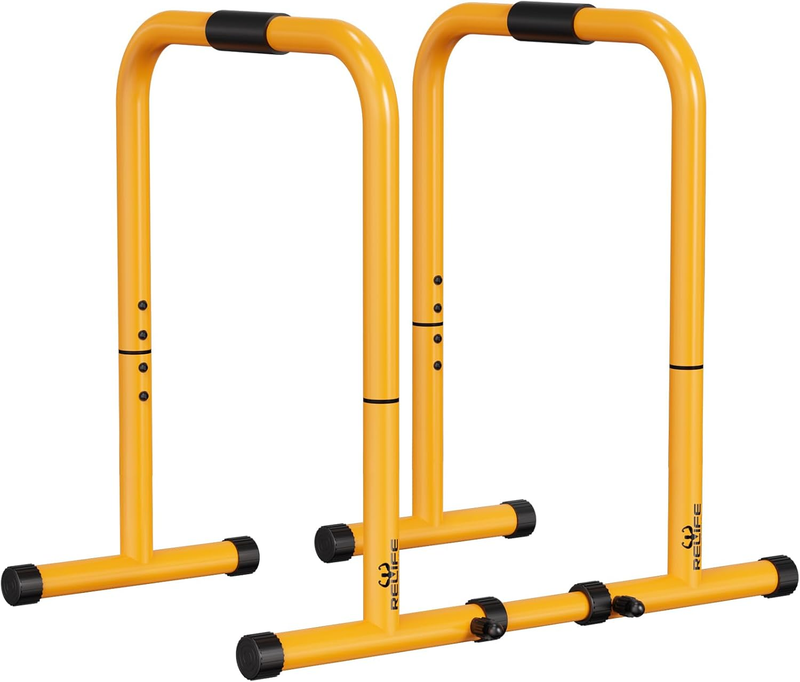 Dip Station Heavy Duty Dip Stands Parallette Push Up Fitness Workout Bar8