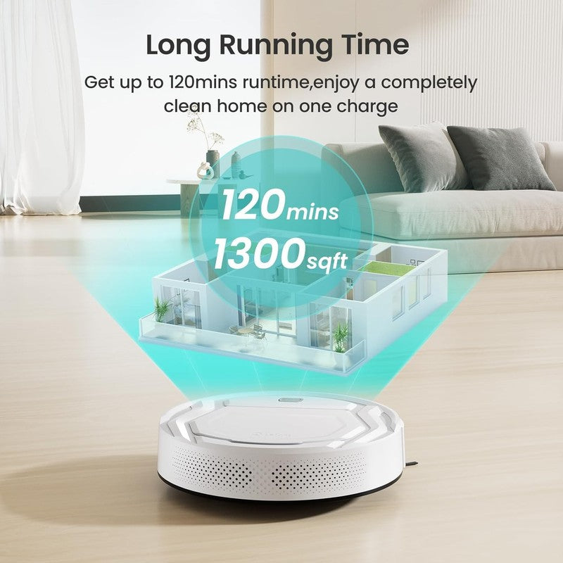 Robot Vacuum M210, Strong Suction, 120min, Wi-Fi/App/Alexa, Self-Charging5