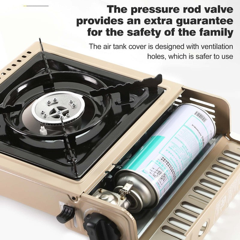 Portable Camping Stove, 1 Burner Butane Gas Stove with Updated Carrying Case10