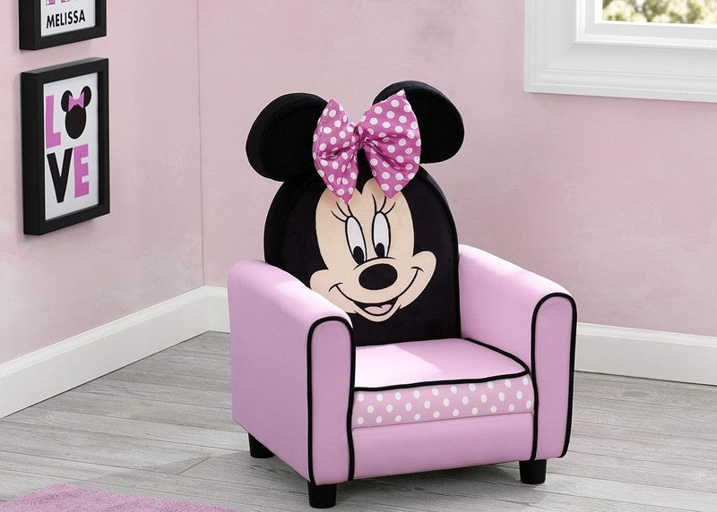 Figural Upholstered Kids Chair Minnie Mouse1