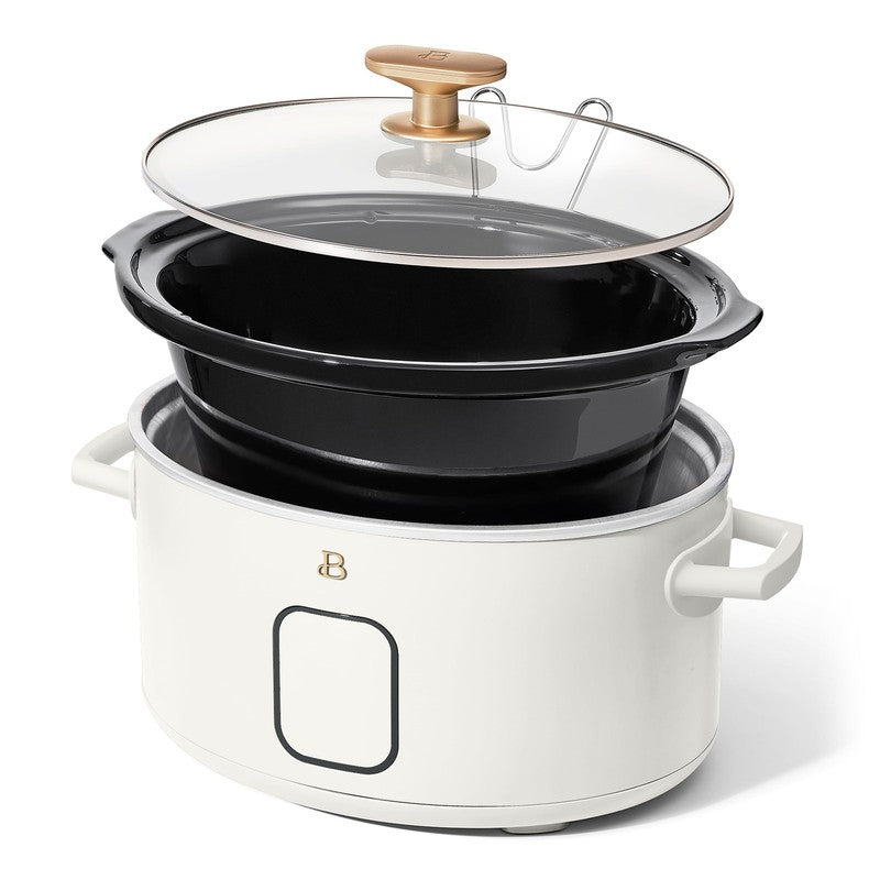 6 Qt Programmable Slow Cooker, White Icing by Drew Barrymore8