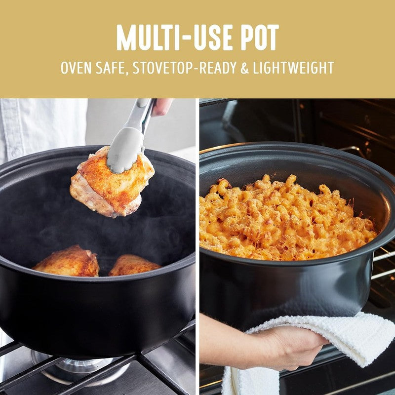 6QT Slow Cooker, Non-Toxic Pfas-Free Ceramic Nonstick Removable Interior Bowl, P7