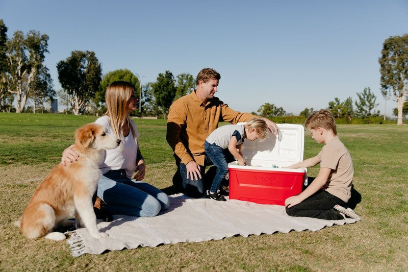 48 QT Laguna Ice Chest Cooler, Red11