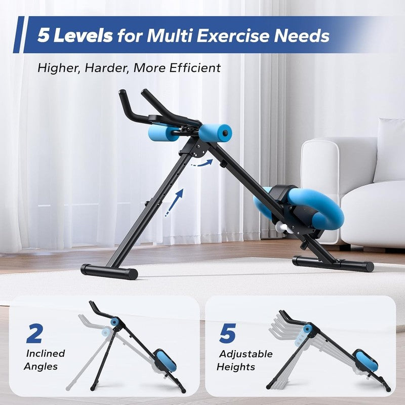 Ab Machine, Ab Workout Equipment, Adjustable Ab Trainer Machine for Abs Workout 2