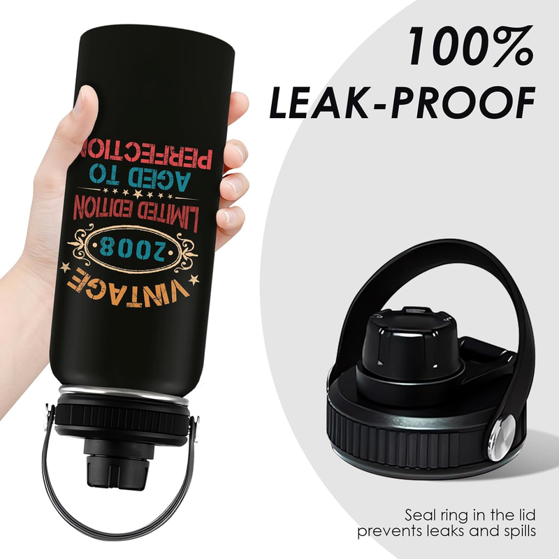32oz Baseball Water Bottle Stainless Steel Vacuum Insulated Travel Tumbler7