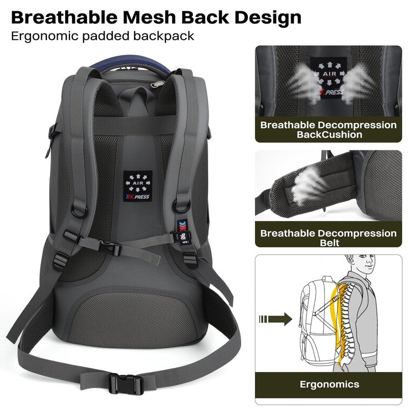 50L Hiking Backpack for Men Women, Outdoor Camping Backpacking Backpack, Lightwe3