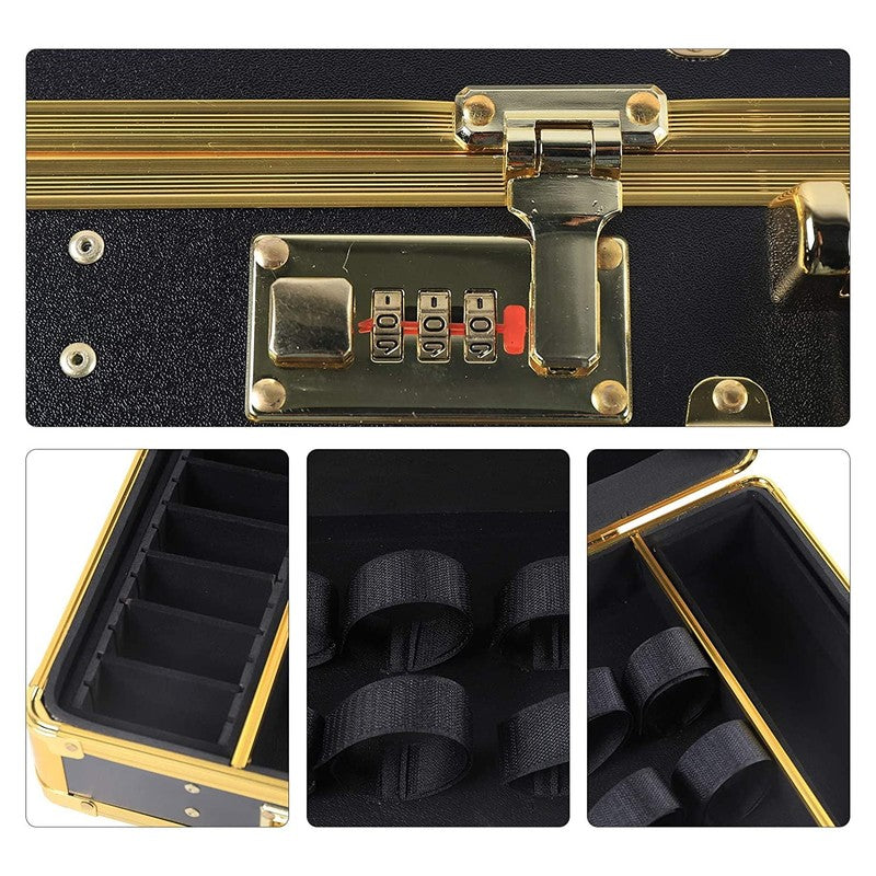 Portable Professional Barber Case, Stylist Tool Organizer Box, Hair Cutting Groo5