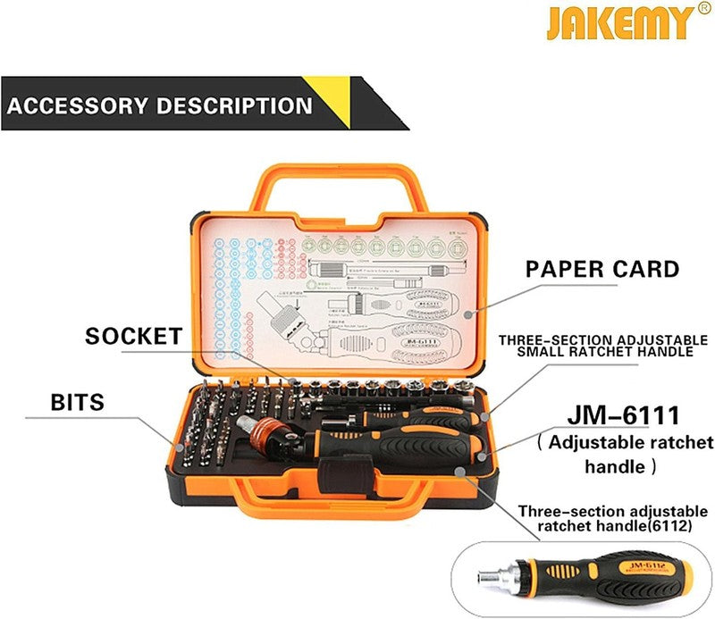 Precision Ratchet Screwdriver Set,  69 in 1 Household Screwdriver Home Repair To1