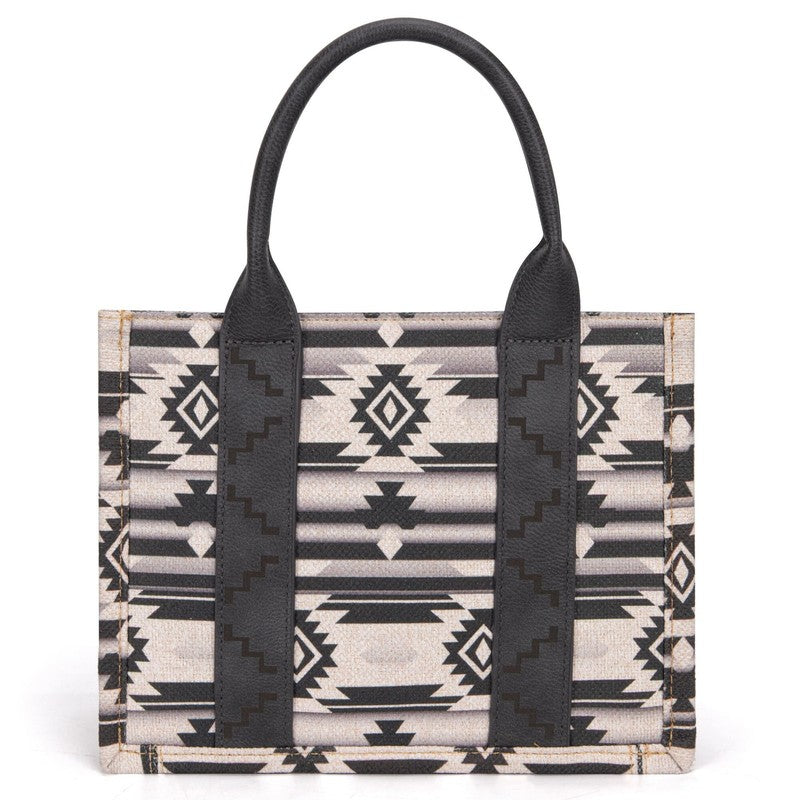 Wrangler Aztec Tote Bag for Women Boho Shoulder Purses and Handbags, Black3