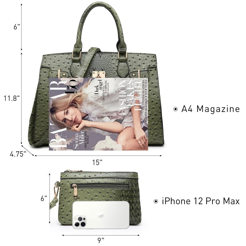 Women Handbag Purse Shoulder Top Handle Satchel Tote Work Bag Clutch3