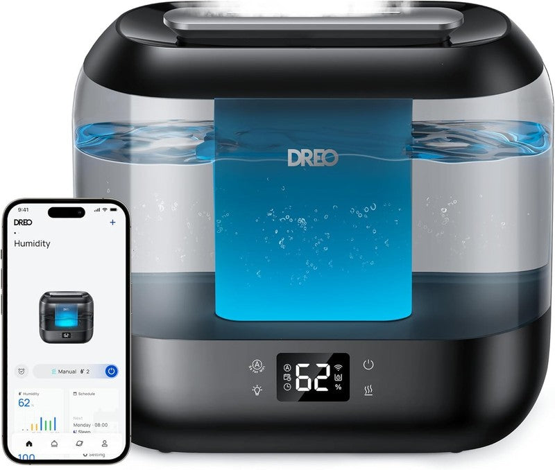 Smart Humidifier 4L Top Fill Cool Mist 36H App Voice Control Black5