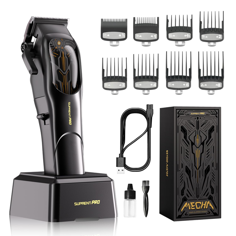 Professional Hair Clippers for Men | Brushless Motor & DLC Ceramic Blade Set6