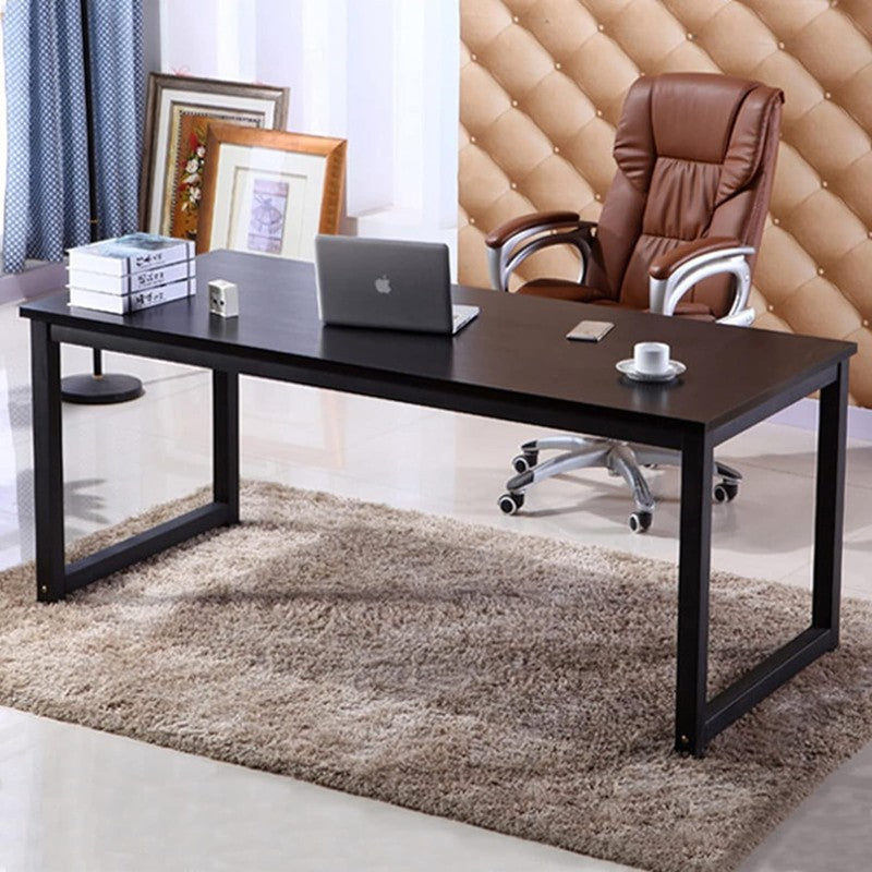 63'' Modern Computer Desk Large Office Writing Desk Home Office Black Metal2