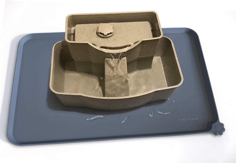 Waterproof Pet Feeding Mat Raised Edge Dog Cat Food Water Bowl Mat3