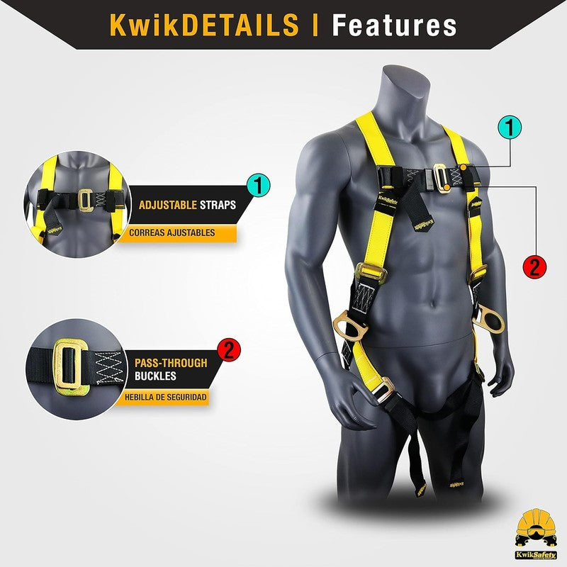   Fall Protection Safety Harness   Construction & Roofing Fall Arrest Safety Har1
