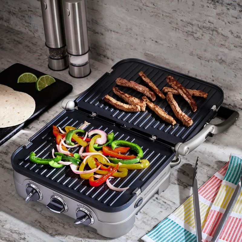 Griddler Indoor Grill, Panini Press, Sandwich Maker & More, 5-In-1 Grilling, Dis2